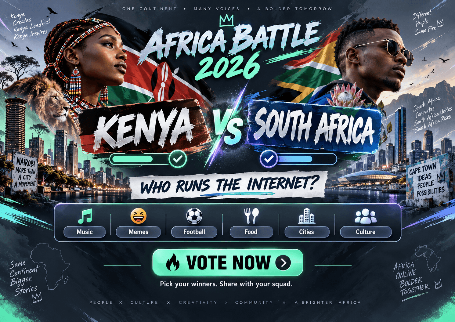 Kenya versus South Africa